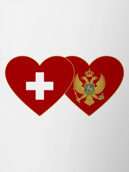 Switzerland Montenegro flag
