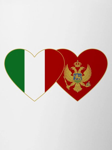 Italy Montanegro flag