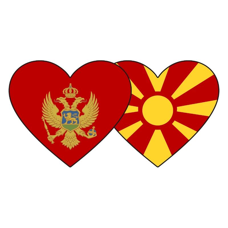 Monténégro Drapeau de la Macédoine