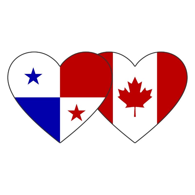 Panama Kanada Flagge