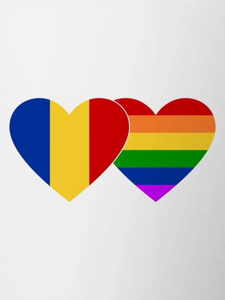 Romania Rainbow Flag