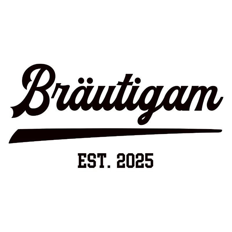 Bräutigam 2025 Hochzeit Junggesellenabschied Ehe