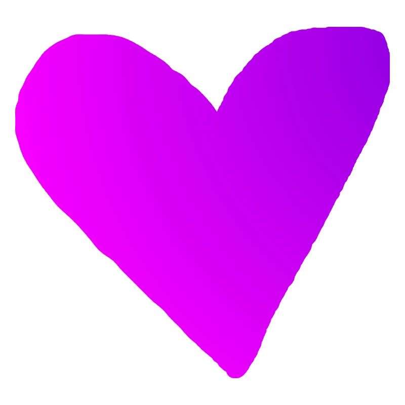 Coeur Rose Rose Violet Idée Cadeau