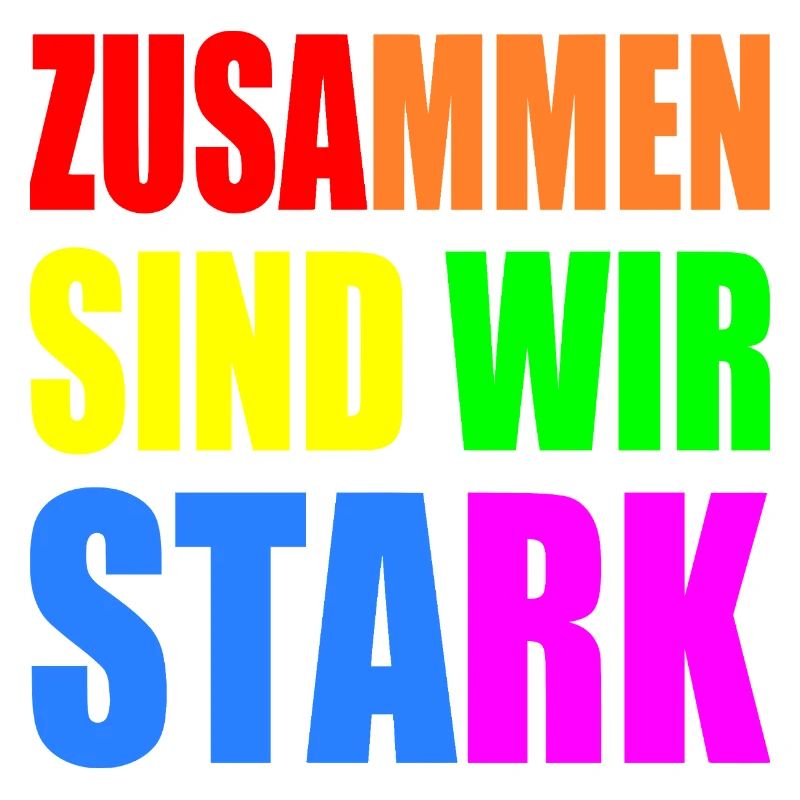 zusammen sind wir stark