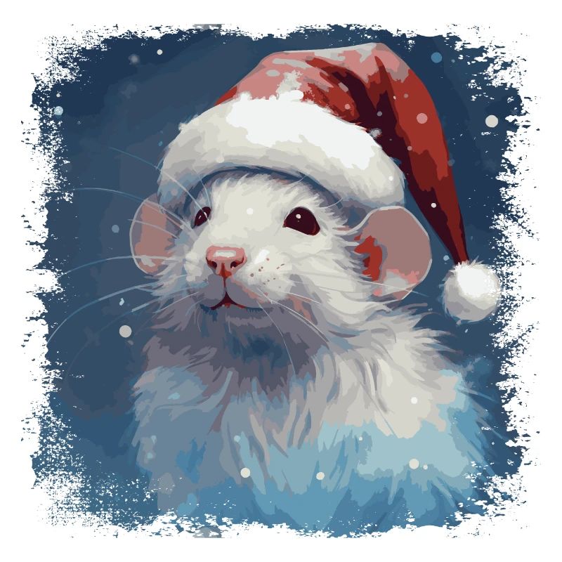 Rat de Noël frais