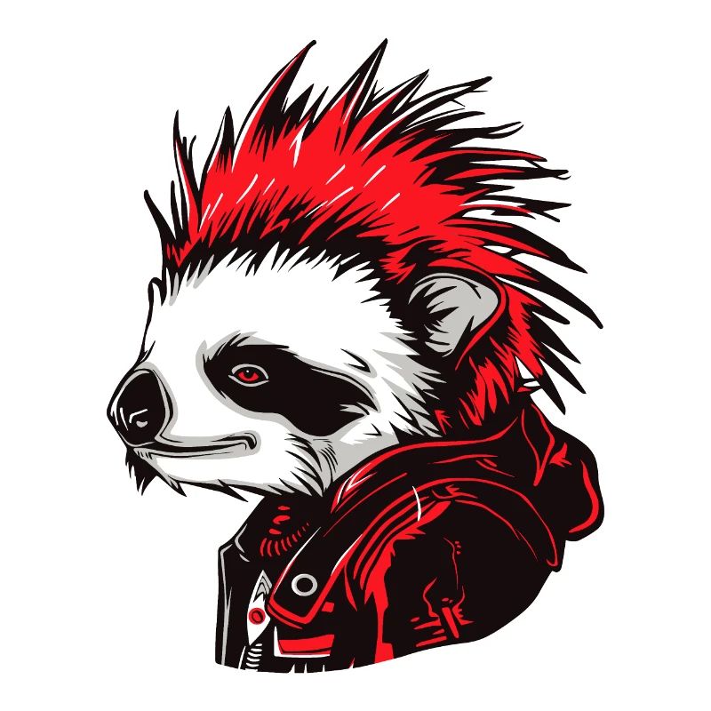 Cool Punk Rock Sloth