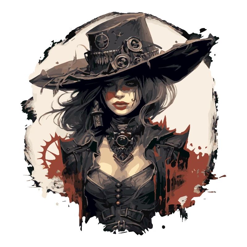 Emo Cowboy Steampunk Fille