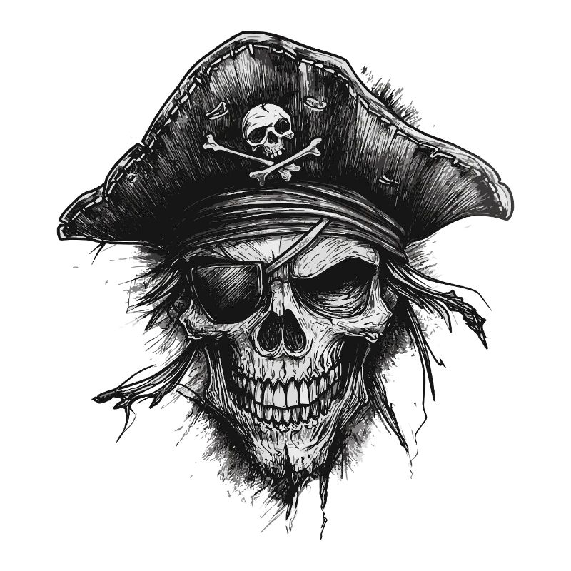 Piratenschädel