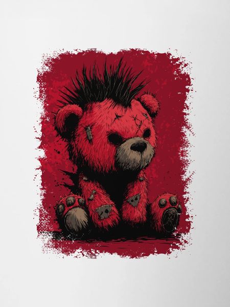 Cute Punk Teddy Bear