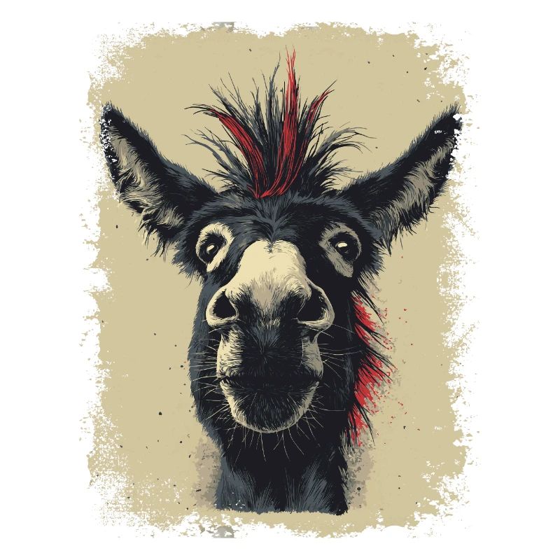 Funny donkey