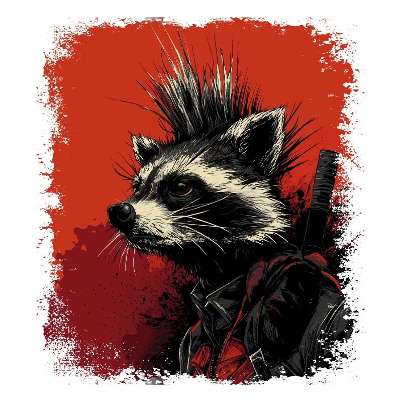 Raccoon Ninja Punk