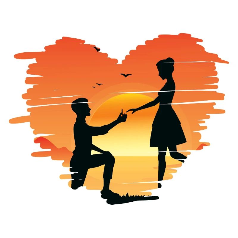 Proposition de mariage mariage proposition de couple de mariage