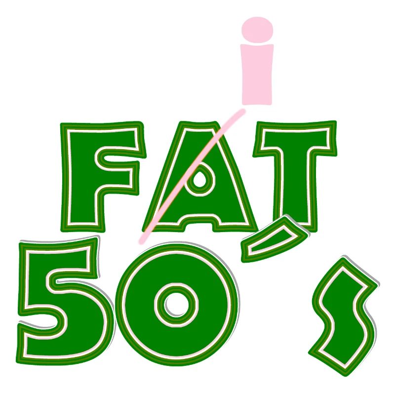fat 50s green pink