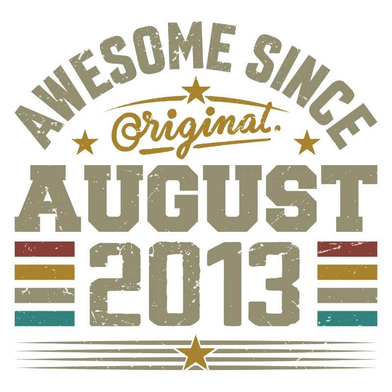 August 2013 Birthday August 2013 August 2013 Retro