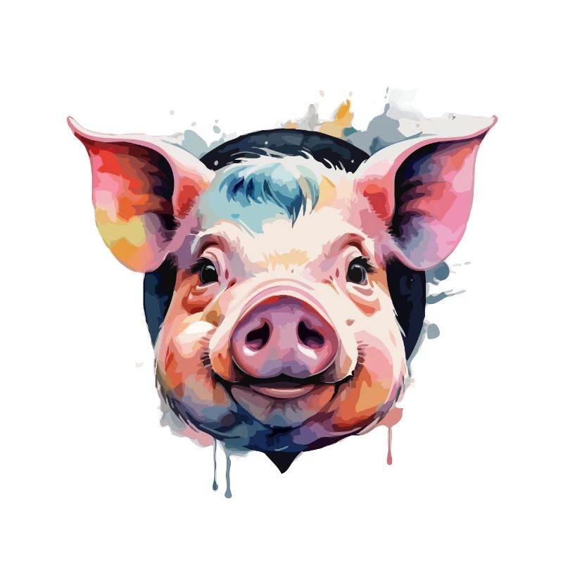 Cochon Cochon Cool Coloré