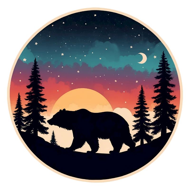 Grizzly Bear Kodiak Bear Brown Bear Silhouette