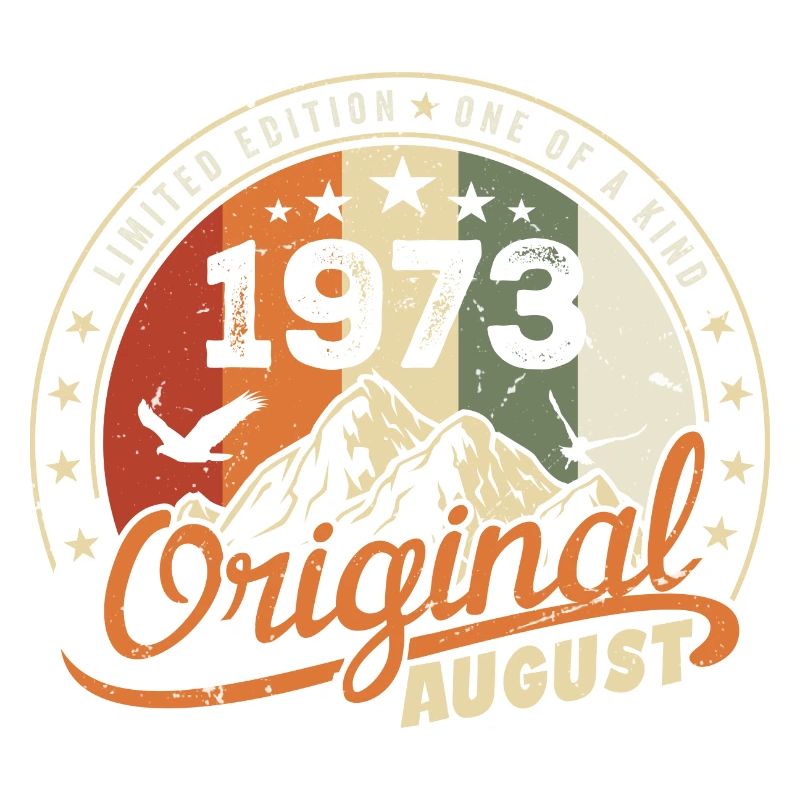 August 1973 Birthday Gift August 1973 Retro 1973