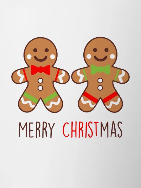 Gingerbread Duo - Funny Christmas Design