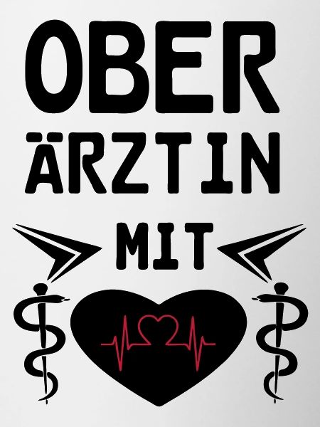 Oberärztin mit Herz Geschenk