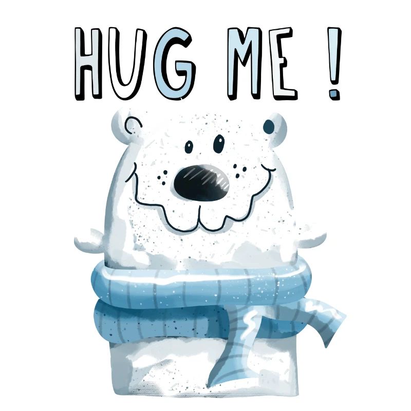 Hug Me Eisbär - Bären - Bär - Kinder - Baby - Süss