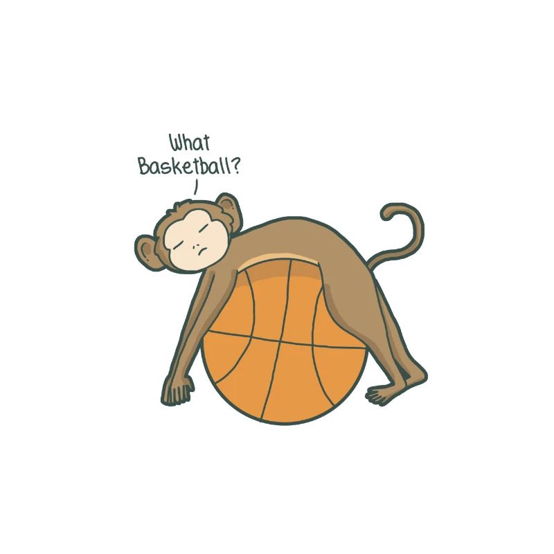Basketball Monkey Affe