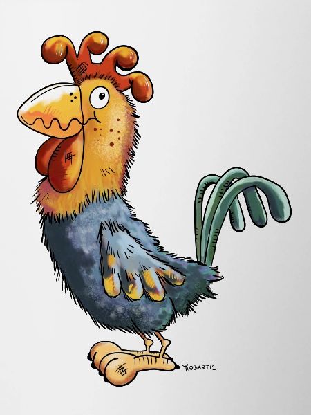 Funny Rooster