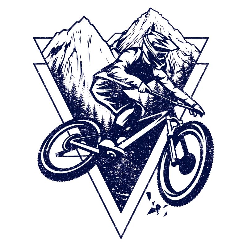 Mountainbiker im Ridge Triangle