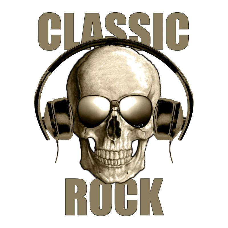 Un design classique de Rock Skull avec casque