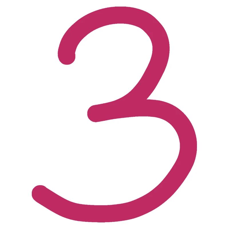 3 Number three number birthday