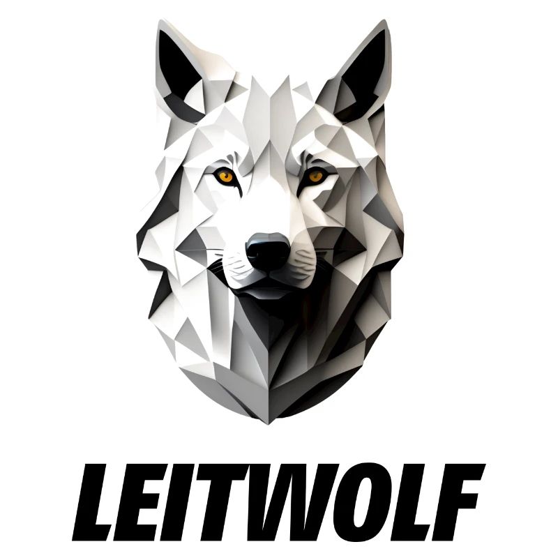 weißer Kopf vom Leitwolf