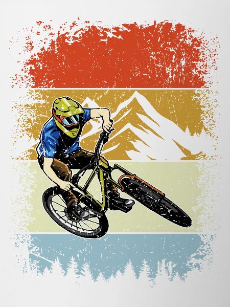 Retro Mountain Rider Stripes