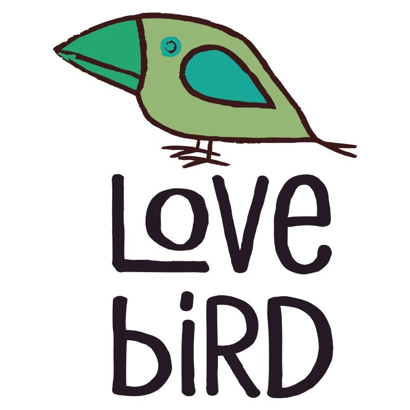 Oiseau d’amour vert