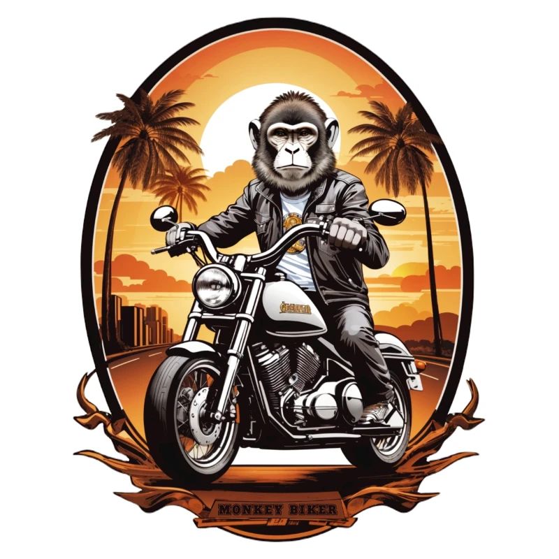 Singe à moto