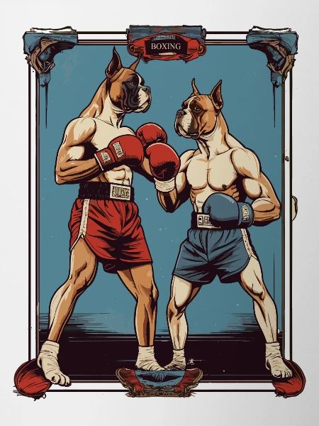 Dogs in boxing