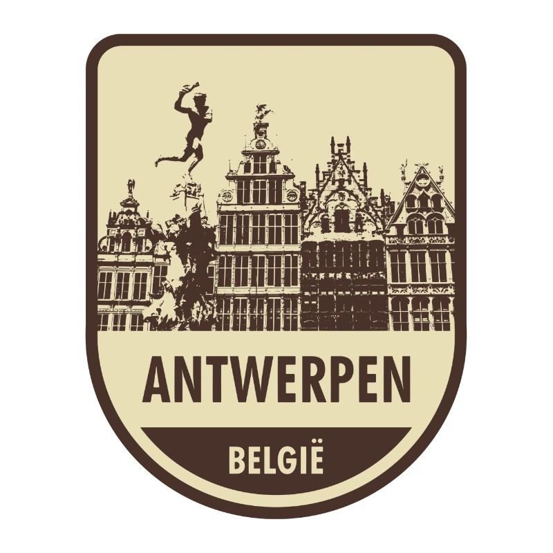 Antwerpen Stadtbild Schild
