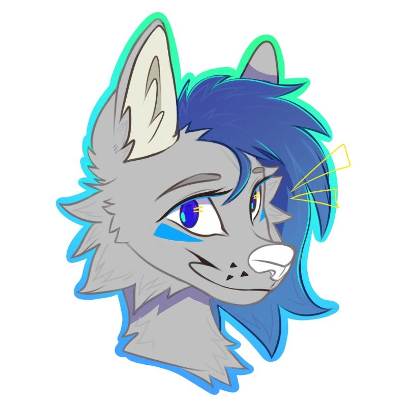 Wind Chime, the She-Wolf (by Derpy Fox)