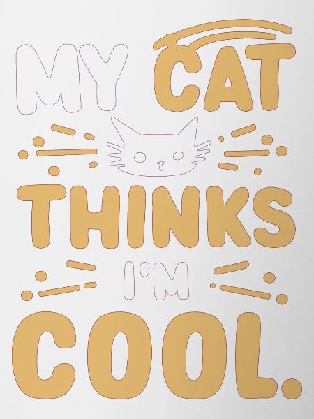 My cat thinks i am cool