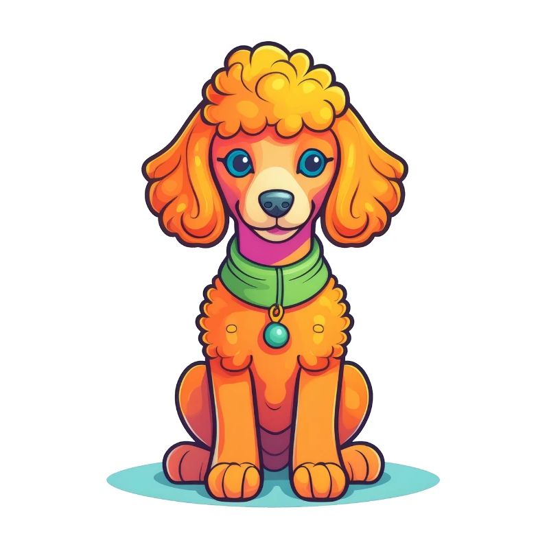 Caniche Chien Illustration