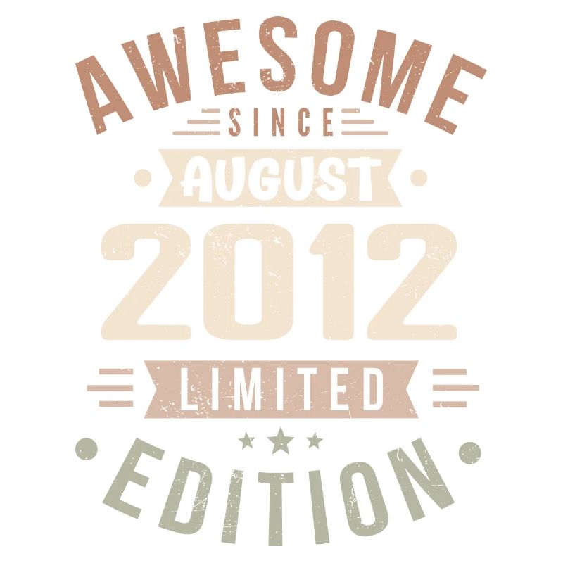 August 2012 Geburtstag im August 2012 Vintage 2012