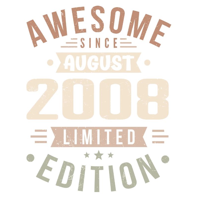 Août 2008 Anniversaire en Août 2008 Millésime 2008