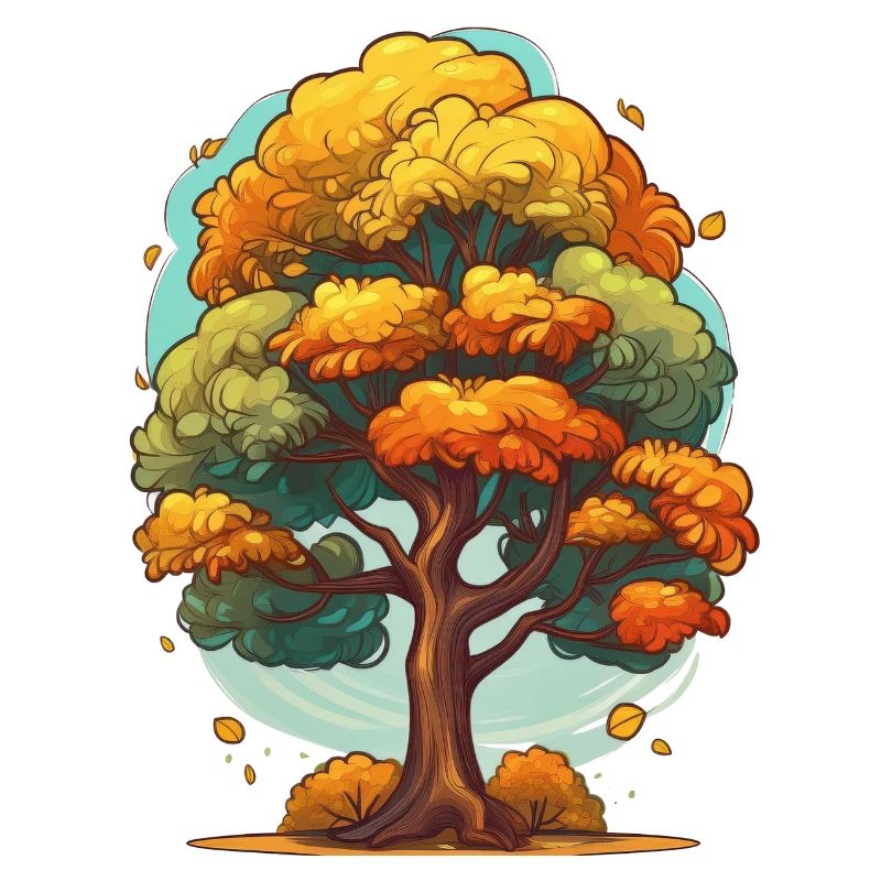 Ein Baum im Herbst
