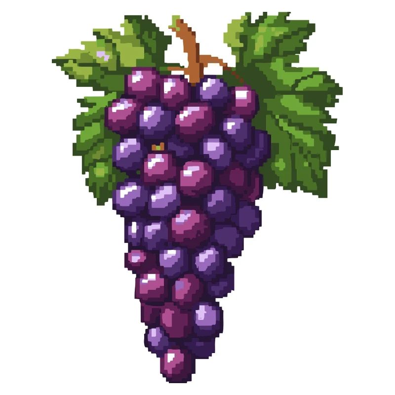 Weintrauben Pixel