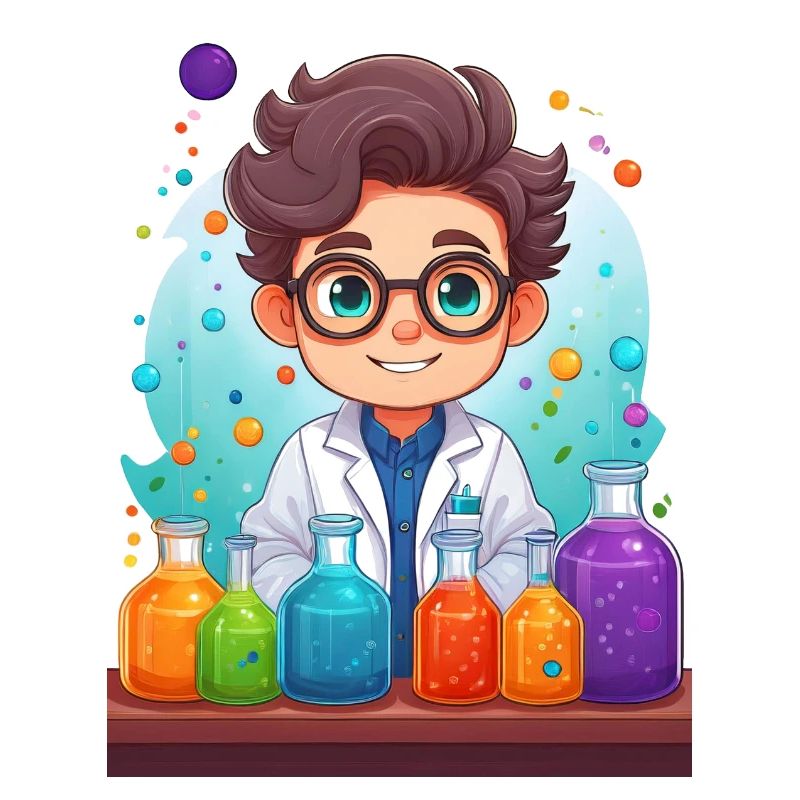 Chemist doing chemistry experiments in the laboratory