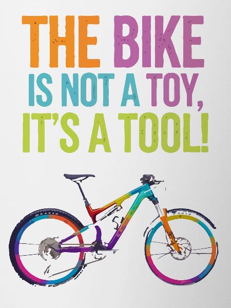 Vibrant Bicycle Quote Design