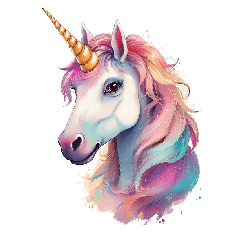 Licorne peinte