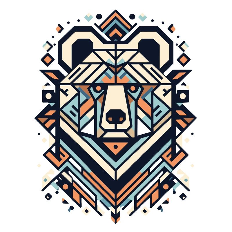 Abstrait Animal Bear 2