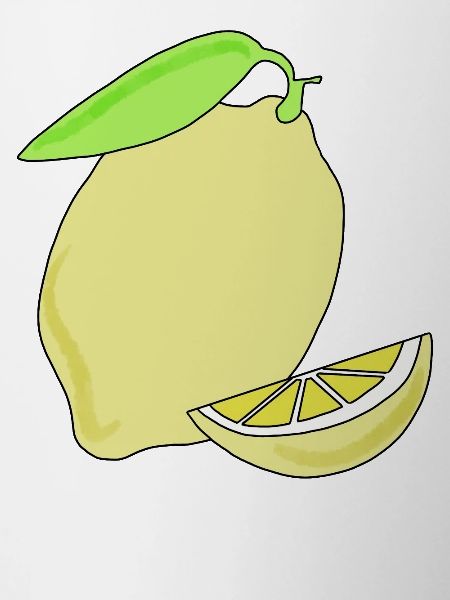 Lemon, yellow