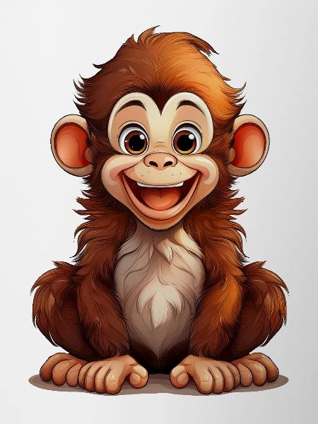 A cute, crazy monkey