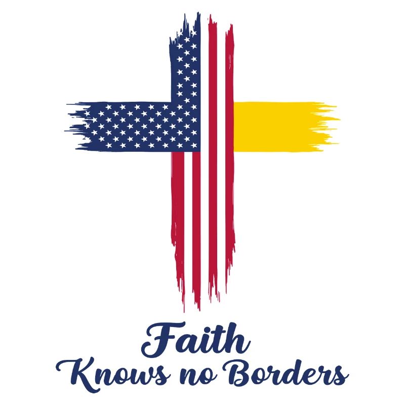 Drapeau américain et du Vatican
