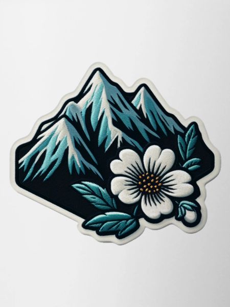 Bergblüte Patchmotiv